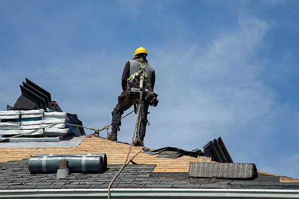 Professional Roofing technician working in Big Rock, IL